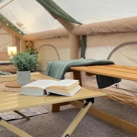 Romantisches Glamping Zelt Auf Ruegen - Uebernachten Mitten Im Kiefernwald - Nur 100m Bis Zum - Ideal Fuer Paare Und Kleine Familien - Zelt Nr 2 Dranske