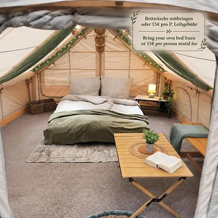 Romantisches Glamping Zelt Auf Ruegen - Uebernachten Mitten Im Kiefernwald - Nur 100m Bis Zum - Ideal Fuer Paare Und Kleine Familien - Zelt Nr 2 Luxe tent *